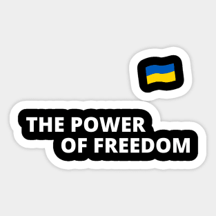 THE POWER OF FREEDOM Sticker